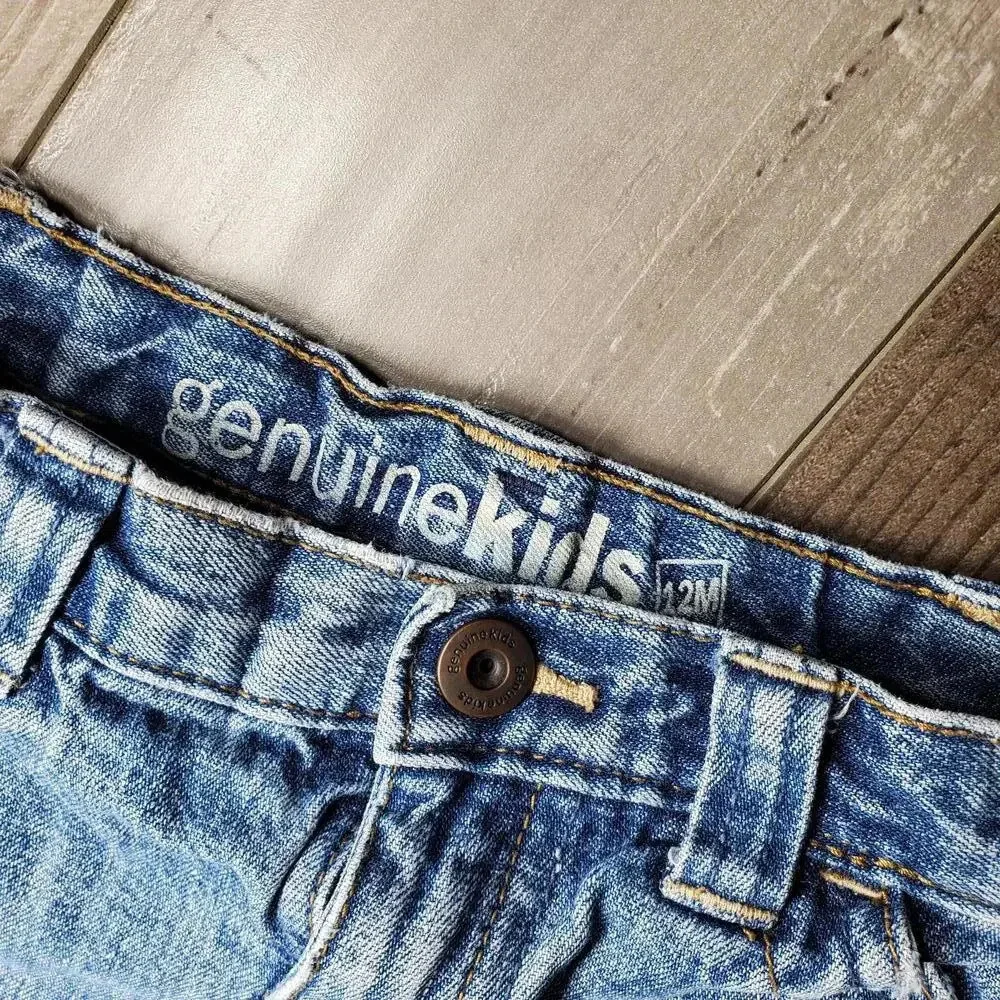 Genuine Kids by OshKosh Size 12m Baby Toddler Boy Jean Short Medium Wash Blue